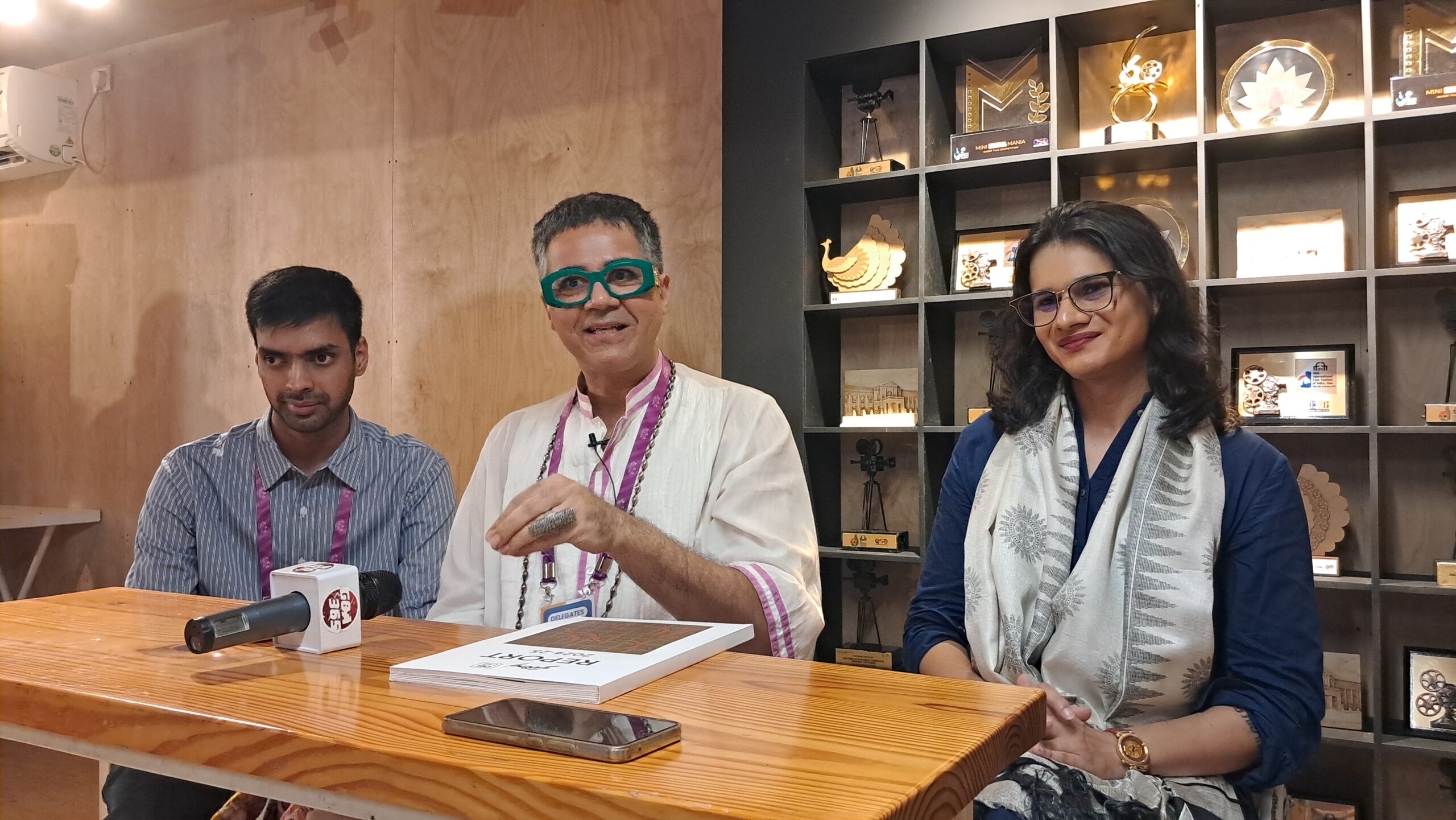 (From L-R) Preetham, Parmesh and Maira at the Press Conference